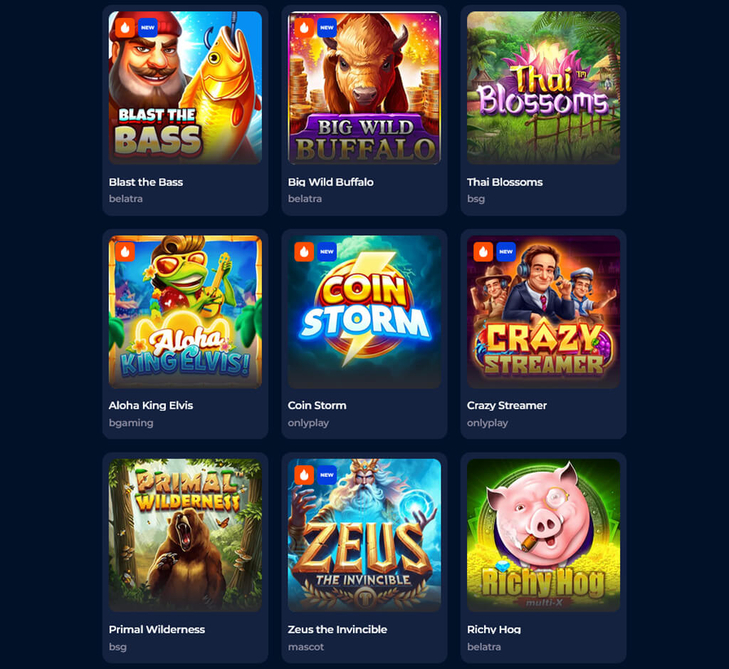 Slot di AxeCasino su PC