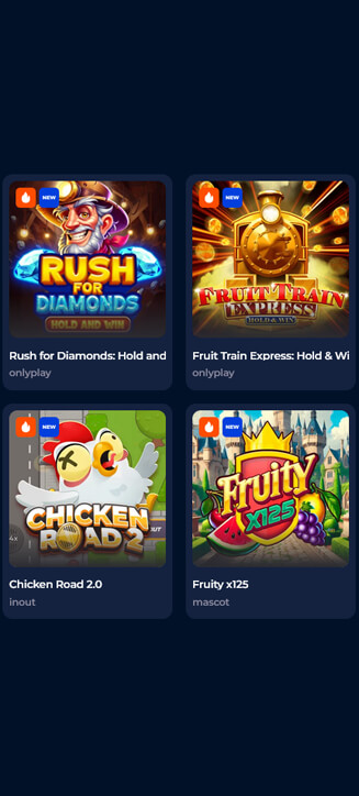 Giochi popolari di AxeCasino per smartphone