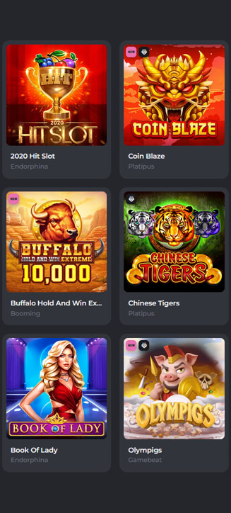 Giochi popolari di CasinoBello per smartphone