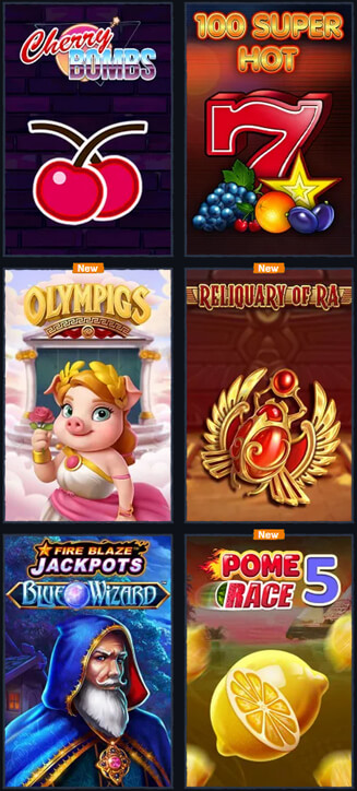 Giochi popolari di MafiaCasino per smartphone